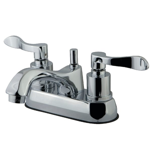 Kingston Brass KS4261DFL 4" Centerset Bathroom Faucet, Polished Chrome KS4261DFL - main